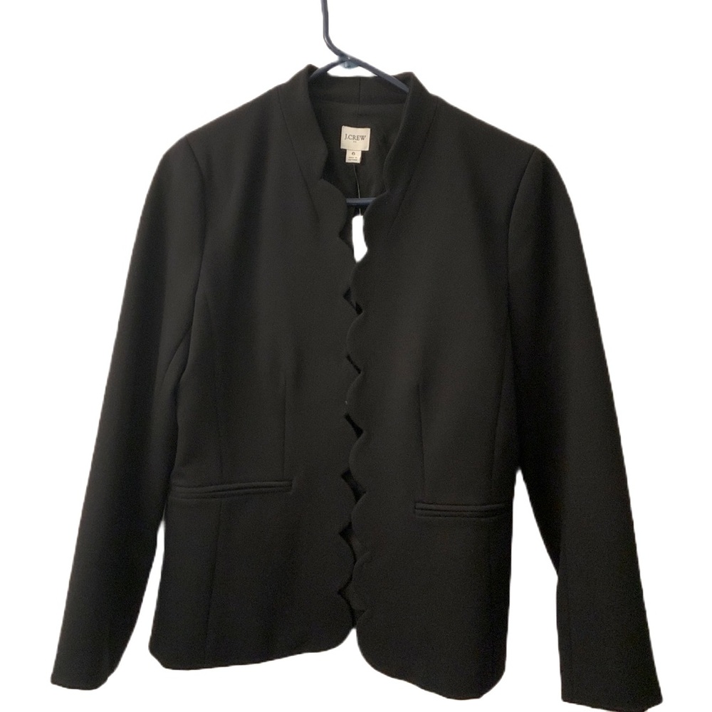 J Crew Blazer Scalloped Edges